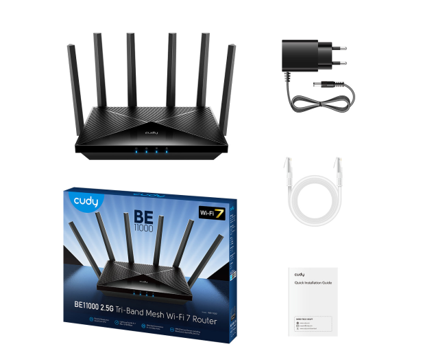 Cudy WR6500H (6500Mb/s a/b/g/n/ac/ax/be) - 1341796 - zdjęcie 6